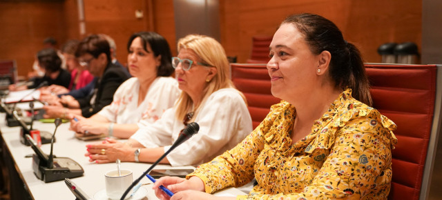 Verónica Casal en el Senado