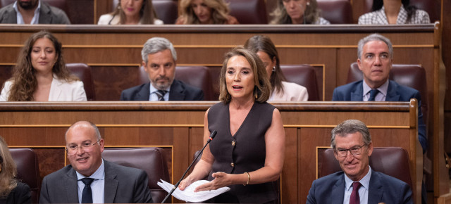 La secretaria general del PP, Cuca Gamarra