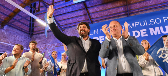 Miguel Tellado y López Miras en la Junta Directiva Regional del PP de la Región de Murcia