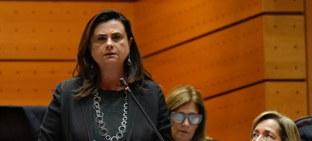 Rosa Viera en el Senado 