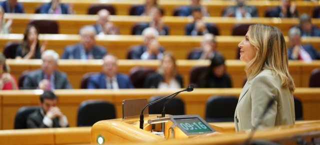 Alicía García en el Senado