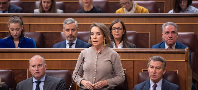 Cuca Gamarra durante la Sesión de Control al Gobierno