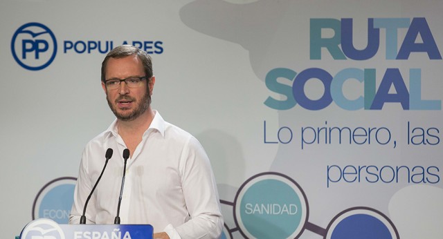 El vicesecretario de Sectorial del PP, Javier Maroto