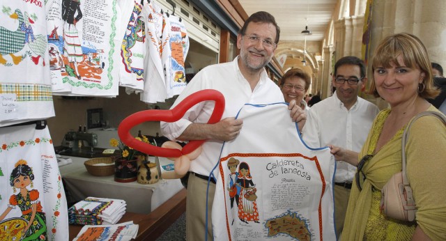 Mariano Rajoy durante su visita a Menorca