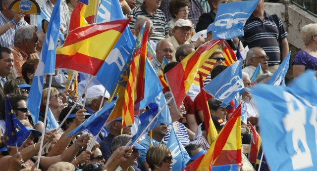 Mitin de Mariano Rajoy y Jaime Mayor Oreja en Valencia