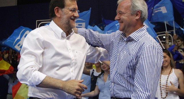 Mitin de Mariano Rajoy y Jaime Mayor Oreja en Murcia