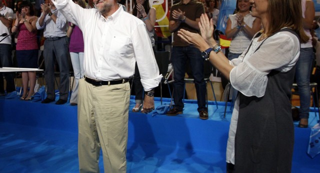 Mitin de Mariano Rajoy y María Dolores de Cospedal en Ciudad Real