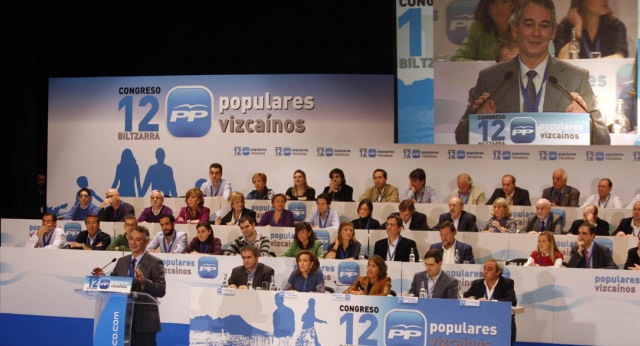 Clausura XII Congreso del PP de Vizcaya