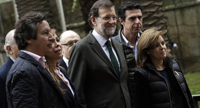 Mariano Rajoy a su llegada a la Convención