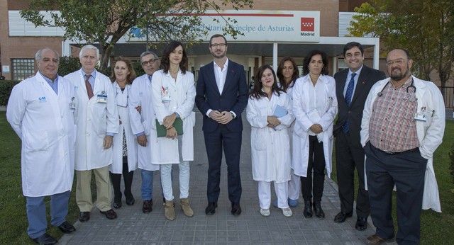 Javier Maroto visita el Hospital Príncipe de Asturias de Alcalá de Henares