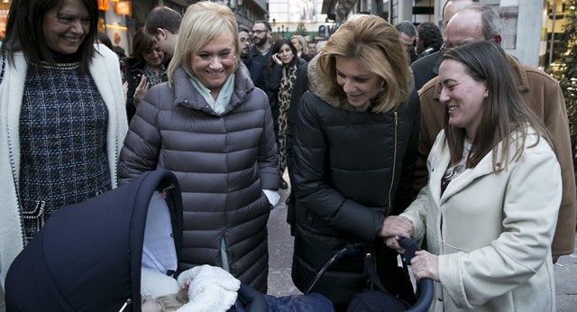 María Dolores de Cospedal en Oviedo con Mercedes Fernández