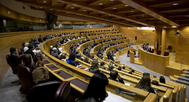 Mariano Rajoy preside la reunión del Grupo Popular en el Senado