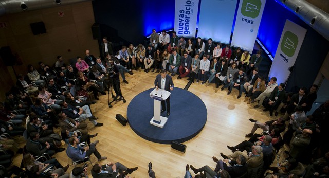 Mariano Rajoy durante su intervención en el acto