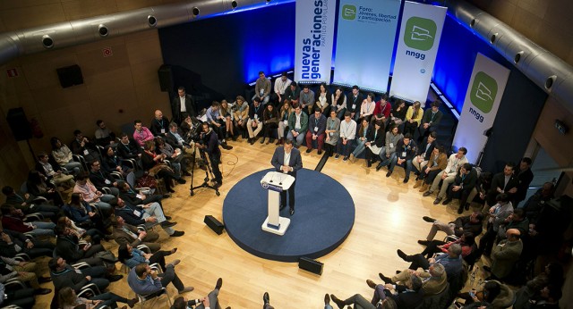 Mariano Rajoy durante su intervención en el acto