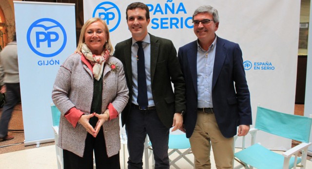 Pablo Casado visita Gijón