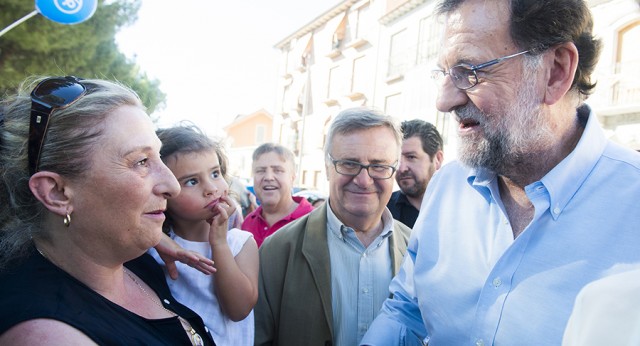 Mariano Rajoy interviene en un acto en Toledo