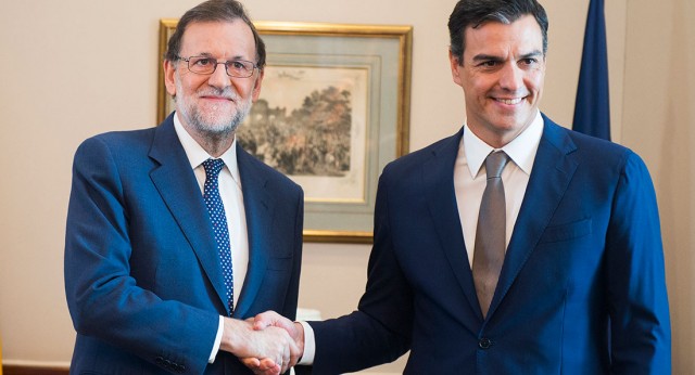 Mariano Rajoy se reúne con Pedro Sánchez