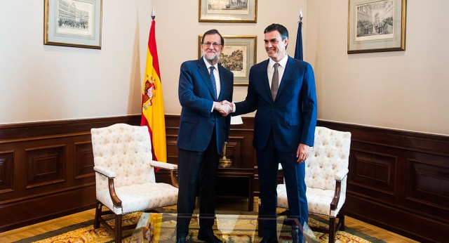 Mariano Rajoy se reúne con Pedro Sánchez