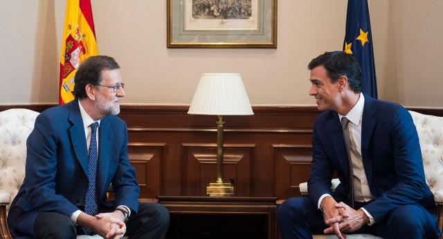 Mariano Rajoy se reúne con Pedro Sánchez