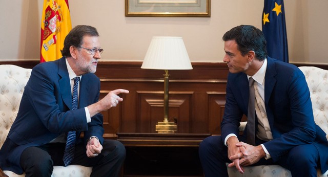 Mariano Rajoy se reúne con Pedro Sánchez