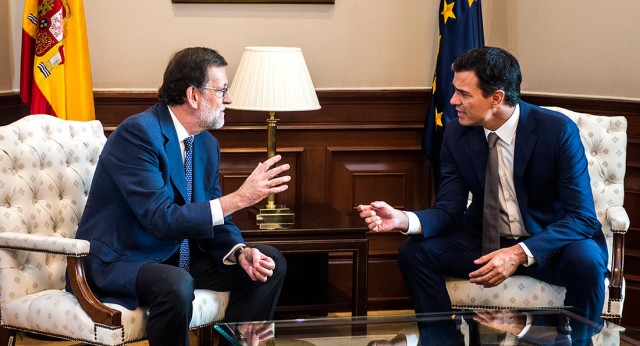 Mariano Rajoy se reúne con Pedro Sánchez