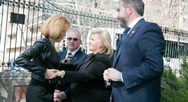 María Dolores Cospedal, asiste al acto homenaje con motivo del Día Europeo de las Víctimas del Terrorismo