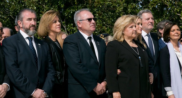 María Dolores Cospedal, asiste al acto homenaje con motivo del Día Europeo de las Víctimas del Terrorismo