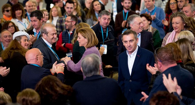 Mª Dolores Cospedal interviene en el 13 Congreso del PP de Aragón