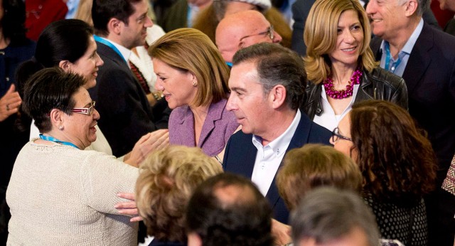 Mª Dolores Cospedal interviene en el 13 Congreso del PP de Aragón