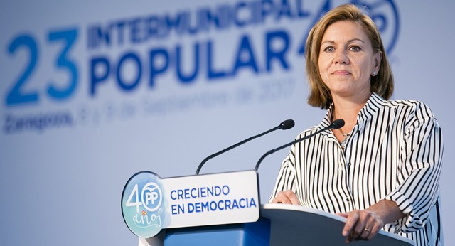 María Dolores de Cospedal en la 23 Intermunicipal Popular