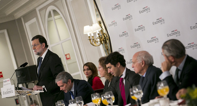 Mariano Rajoy interviene en los desayunos de Europa Press