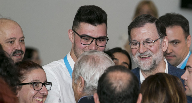 Mariano Rajoy a su llegada a la Escuela de Invierno 