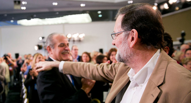 El Presidente del Gobierno y del PP, Mariano Rajoy