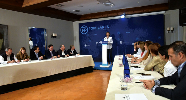 Mª Dolores Cospedal preside la reunión de Presidentes Provinciales del PP de Castilla-La Mancha