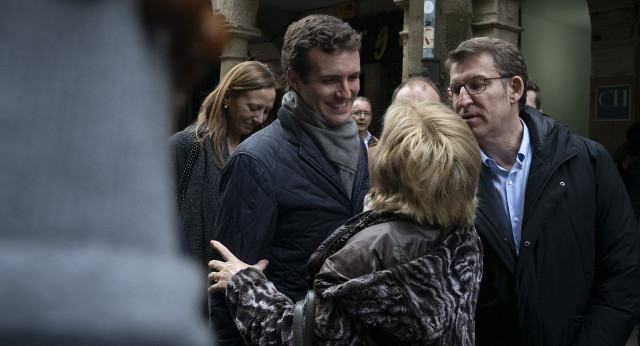 Visita a Galicia de Pablo Casado