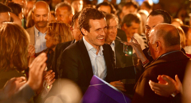 Pablo Casado en Villaviciosa (Asturias)