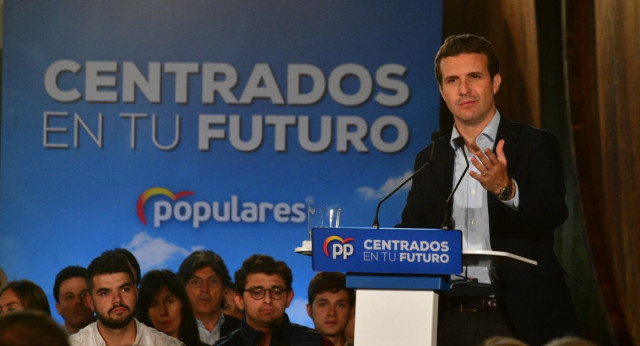 Pablo Casado en Villaviciosa (Asturias)