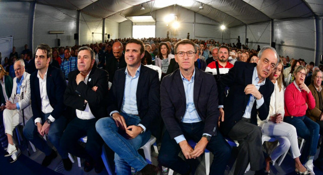 Pablo Casado en Ribeira (A Coruña)