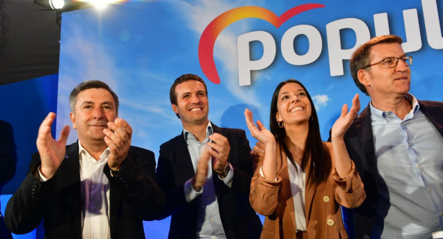 Pablo Casado en Ribeira (A Coruña)