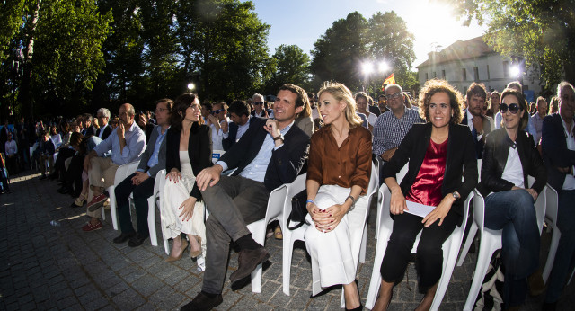 Pablo Casado en el cierre de campaña en Madrid