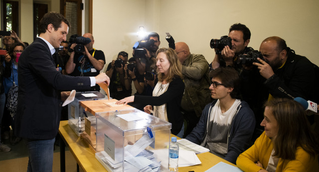 Pablo Casado votaciones Madrid 