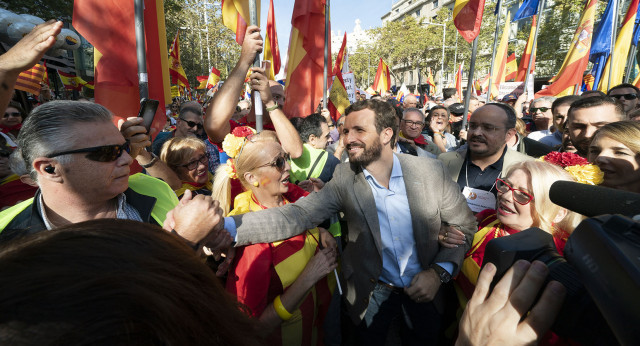 Manifestación de Sociedad Civil Catalana