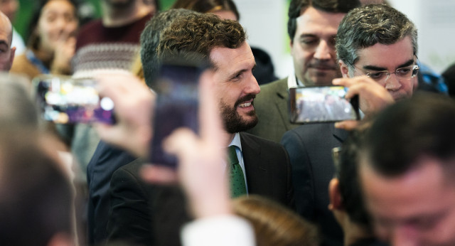 Pablo Casado, durante su visita a FITUR 2020