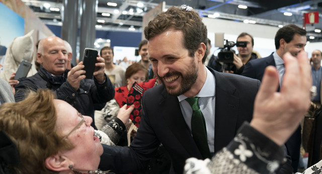 Pablo Casado, durante su visita a FITUR 2020