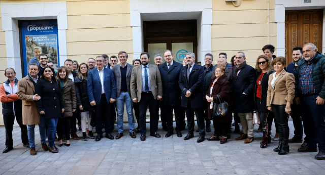 Antonio González Terol y Paco Núñez visitan Almansa