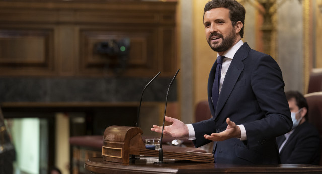 Pablo Casado en el Pleno del Congreso sobre los Fondos de Recuperación 