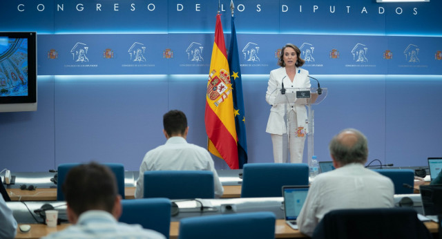 La secretaria general del PP y portavoz en el Congreso, Cuca Gamarra