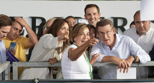 Alberto Núñez Feijóo visita la Feria Internacional Ganadera de Zafra.