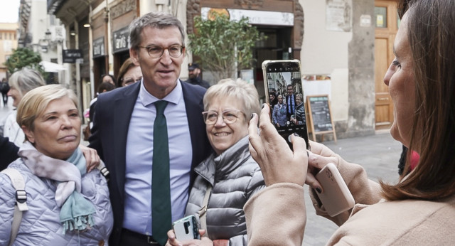 Alberto Núñez Feijóo en Valencia