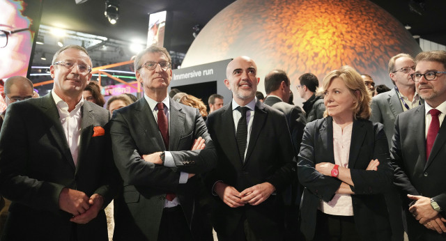 Alberto Núñez Feijóo visita Mobile World Congress 2023